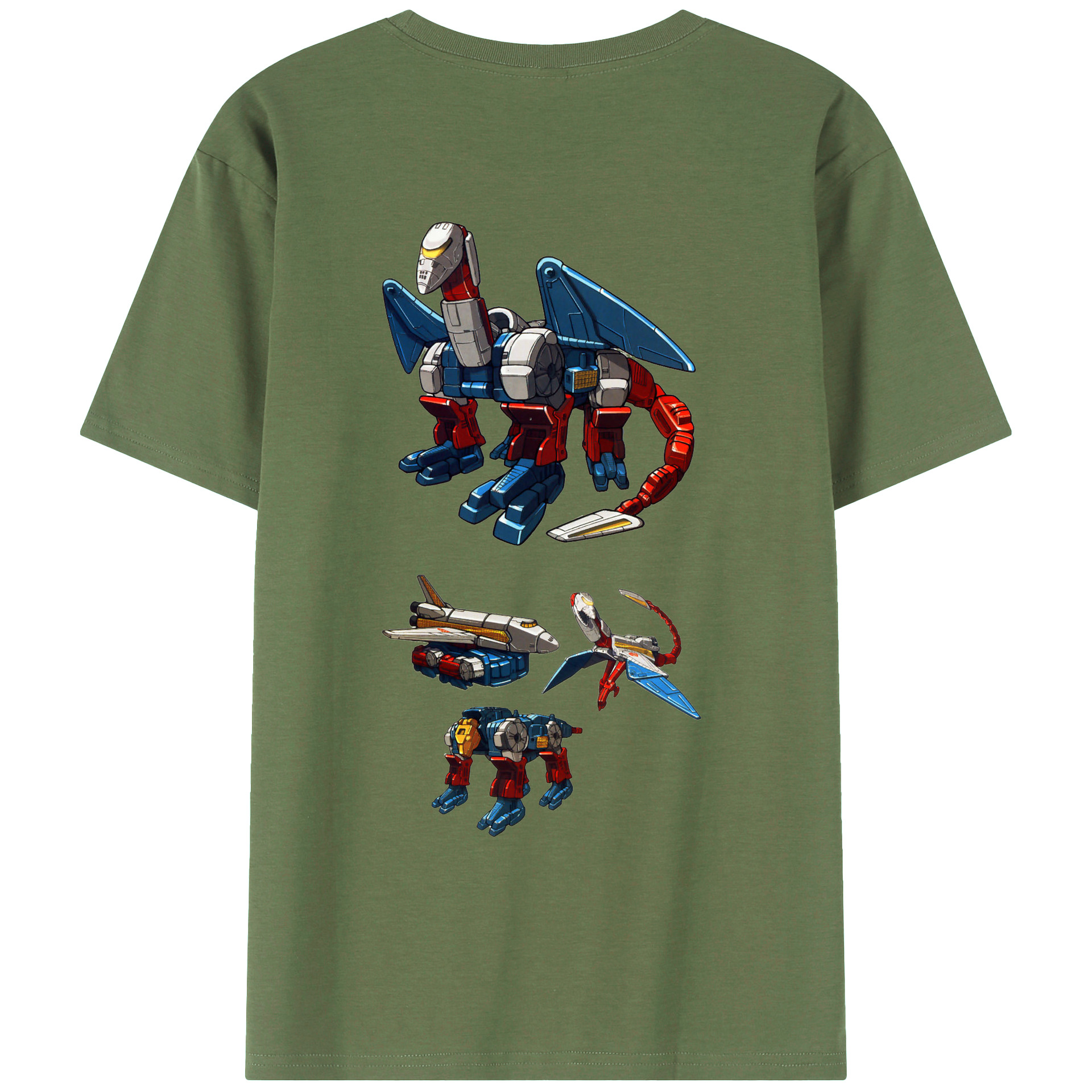 （画像用）  綿100％ メンズ半袖Tシャツ（バックプリント） 通気性
